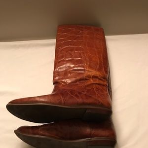 Brown Leather Abstrax Boots